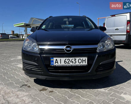 Черный Опель Астра, объемом двигателя 1.6 л и пробегом 267 тыс. км за 5300 $, фото 2 на Automoto.ua
