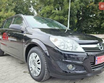 Черный Опель Астра, объемом двигателя 1.6 л и пробегом 209 тыс. км за 5850 $, фото 1 на Automoto.ua