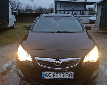 Черный Опель Астра, объемом двигателя 1.25 л и пробегом 368 тыс. км за 3700 $, фото 1 на Automoto.ua