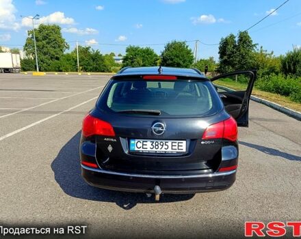 Черный Опель Астра, объемом двигателя 1.7 л и пробегом 260 тыс. км за 6300 $, фото 2 на Automoto.ua