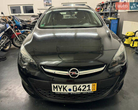Черный Опель Астра, объемом двигателя 1.4 л и пробегом 203 тыс. км за 7250 $, фото 1 на Automoto.ua