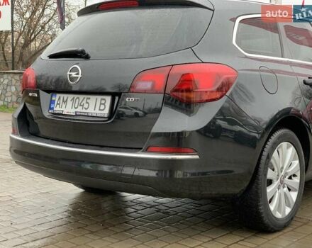 Черный Опель Астра, объемом двигателя 1.7 л и пробегом 326 тыс. км за 8655 $, фото 20 на Automoto.ua
