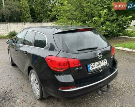 Черный Опель Астра, объемом двигателя 1.6 л и пробегом 220 тыс. км за 8200 $, фото 5 на Automoto.ua