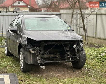 Черный Опель Астра, объемом двигателя 1.6 л и пробегом 250 тыс. км за 3200 $, фото 1 на Automoto.ua