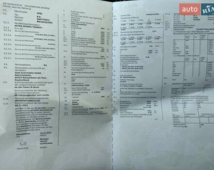 Черный Опель Астра, объемом двигателя 1.5 л и пробегом 120 тыс. км за 13800 $, фото 45 на Automoto.ua