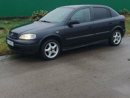 Черный Опель Астра, объемом двигателя 1.6 л и пробегом 171 тыс. км за 2199 $, фото 1 на Automoto.ua