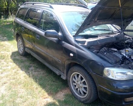 Чорний Опель Астра, об'ємом двигуна 2 л та пробігом 427 тис. км за 1650 $, фото 1 на Automoto.ua
