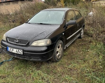 Черный Опель Астра, объемом двигателя 2 л и пробегом 222 тыс. км за 750 $, фото 1 на Automoto.ua