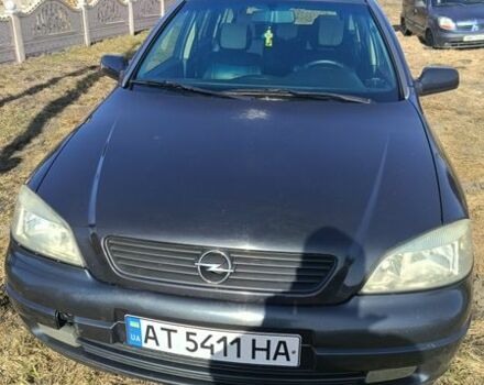 Черный Опель Астра, объемом двигателя 2 л и пробегом 423 тыс. км за 2900 $, фото 1 на Automoto.ua