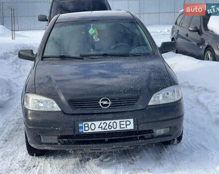 Черный Опель Астра, объемом двигателя 1.6 л и пробегом 300 тыс. км за 1600 $, фото 1 на Automoto.ua