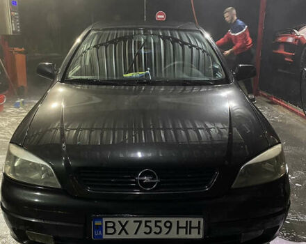 Чорний Опель Астра, об'ємом двигуна 1.6 л та пробігом 320 тис. км за 2900 $, фото 1 на Automoto.ua