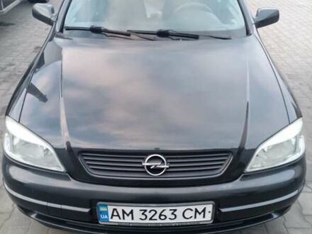 Чорний Опель Астра, об'ємом двигуна 2 л та пробігом 321 тис. км за 3100 $, фото 1 на Automoto.ua