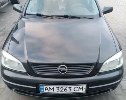 Чорний Опель Астра, об'ємом двигуна 2 л та пробігом 321 тис. км за 3100 $, фото 1 на Automoto.ua