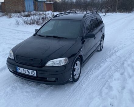 Чорний Опель Астра, об'ємом двигуна 2 л та пробігом 400 тис. км за 3500 $, фото 1 на Automoto.ua