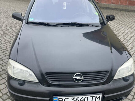 Черный Опель Астра, объемом двигателя 1.6 л и пробегом 280 тыс. км за 2800 $, фото 1 на Automoto.ua