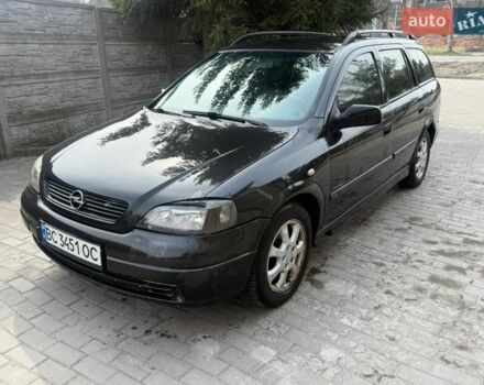Черный Опель Астра, объемом двигателя 2 л и пробегом 390 тыс. км за 2800 $, фото 1 на Automoto.ua