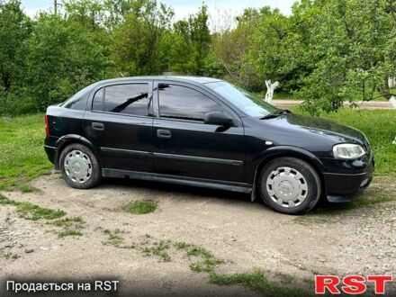 Опель Астра 2002 у Балаклее на Automoto.ua Чорний Опель Астра, об'ємом двигуна 1.6 л та пробігом 250 тис. км за 3600 $, фото 1 на Automoto.ua