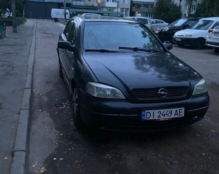 Черный Опель Астра, объемом двигателя 1.39 л и пробегом 270 тыс. км за 2600 $, фото 1 на Automoto.ua