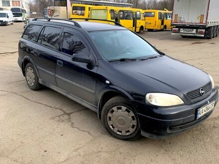 Опель Астра 2003 в Киеве на Automoto.ua Черный Опель Астра, объемом двигателя 1.6 л и пробегом 215 тыс. км за 3200 $, фото 1 на Automoto.ua