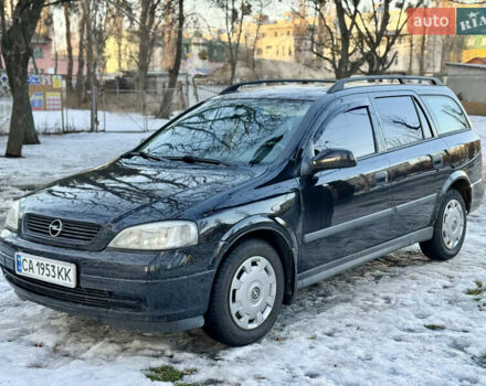 Чорний Опель Астра, об'ємом двигуна 1.6 л та пробігом 235 тис. км за 3000 $, фото 1 на Automoto.ua