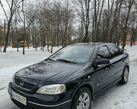 Черный Опель Астра, объемом двигателя 1.6 л и пробегом 282 тыс. км за 4477 $, фото 1 на Automoto.ua