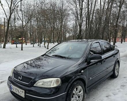 Чорний Опель Астра, об'ємом двигуна 1.6 л та пробігом 282 тис. км за 4477 $, фото 1 на Automoto.ua