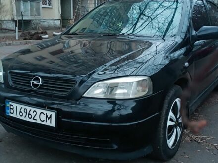 Чорний Опель Астра, об'ємом двигуна 1.6 л та пробігом 344 тис. км за 3500 $, фото 1 на Automoto.ua