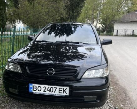 Черный Опель Астра, объемом двигателя 1.6 л и пробегом 230 тыс. км за 3600 $, фото 1 на Automoto.ua