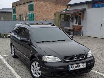 Черный Опель Астра, объемом двигателя 1.6 л и пробегом 280 тыс. км за 3850 $, фото 1 на Automoto.ua