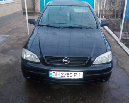 Черный Опель Астра, объемом двигателя 1.4 л и пробегом 300 тыс. км за 4300 $, фото 1 на Automoto.ua