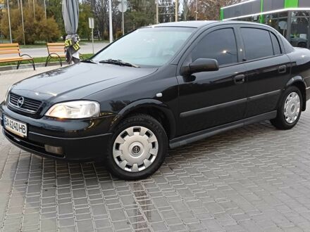 Черный Опель Астра, объемом двигателя 1.4 л и пробегом 166 тыс. км за 4700 $, фото 1 на Automoto.ua
