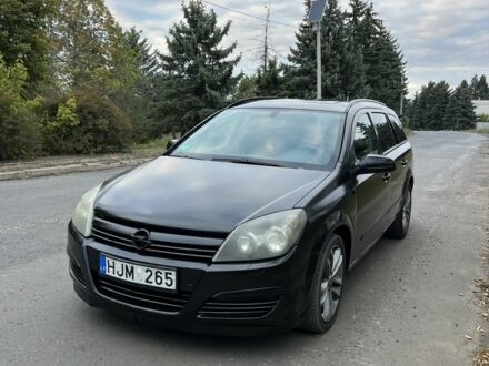 Опель Астра 2005 в Славянске на Automoto.ua Черный Опель Астра, объемом двигателя 1.9 л и пробегом 333 тыс. км за 2600 $, фото 1 на Automoto.ua