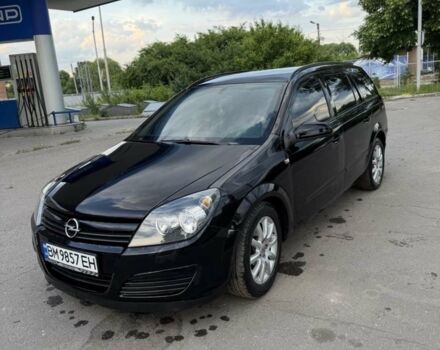 Черный Опель Астра, объемом двигателя 1.6 л и пробегом 205 тыс. км за 4700 $, фото 1 на Automoto.ua