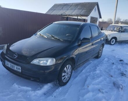 Чорний Опель Астра, об'ємом двигуна 1.4 л та пробігом 204 тис. км за 2400 $, фото 1 на Automoto.ua