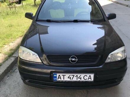 Черный Опель Астра, объемом двигателя 1.4 л и пробегом 187 тыс. км за 3800 $, фото 1 на Automoto.ua