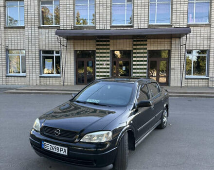 Чорний Опель Астра, об'ємом двигуна 1.4 л та пробігом 212 тис. км за 4200 $, фото 1 на Automoto.ua