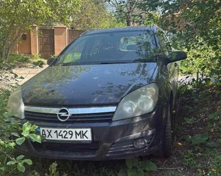 Черный Опель Астра, объемом двигателя 1.6 л и пробегом 245 тыс. км за 3800 $, фото 1 на Automoto.ua
