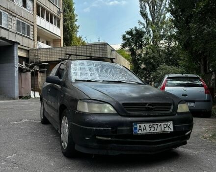 Чорний Опель Астра, об'ємом двигуна 1.39 л та пробігом 350 тис. км за 1200 $, фото 1 на Automoto.ua