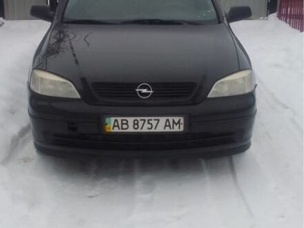 Черный Опель Астра, объемом двигателя 1.4 л и пробегом 264 тыс. км за 2600 $, фото 1 на Automoto.ua