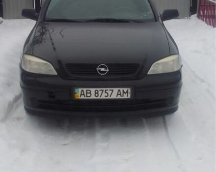 Черный Опель Астра, объемом двигателя 1.4 л и пробегом 264 тыс. км за 2600 $, фото 1 на Automoto.ua