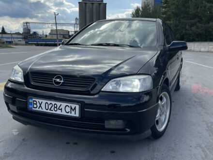 Черный Опель Астра, объемом двигателя 1.4 л и пробегом 340 тыс. км за 3200 $, фото 1 на Automoto.ua