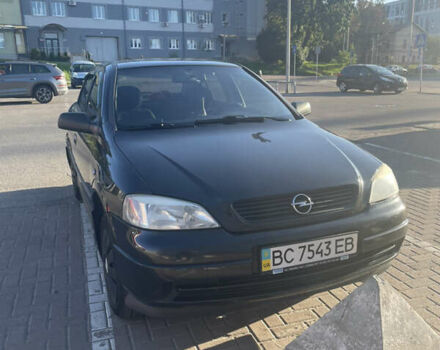 Черный Опель Астра, объемом двигателя 1.4 л и пробегом 216 тыс. км за 3200 $, фото 1 на Automoto.ua