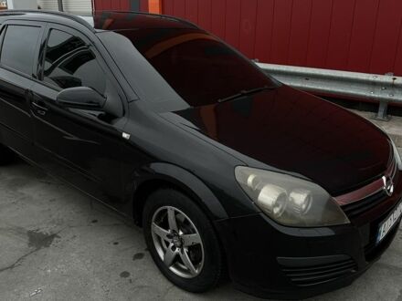 Черный Опель Астра, объемом двигателя 1.6 л и пробегом 340 тыс. км за 4650 $, фото 1 на Automoto.ua