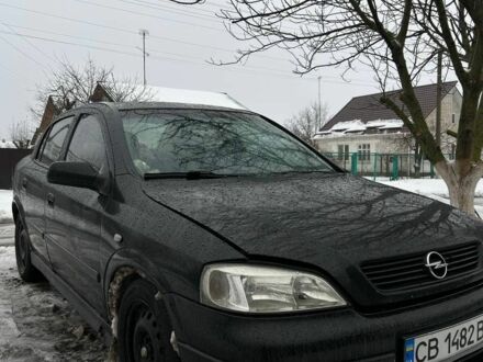 Чорний Опель Астра, об'ємом двигуна 1.4 л та пробігом 277 тис. км за 3000 $, фото 1 на Automoto.ua