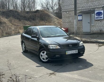 Черный Опель Астра, объемом двигателя 1.4 л и пробегом 265 тыс. км за 3900 $, фото 1 на Automoto.ua