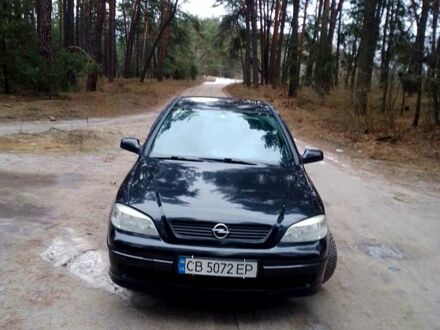 Чорний Опель Астра, об'ємом двигуна 1.4 л та пробігом 237 тис. км за 3400 $, фото 1 на Automoto.ua