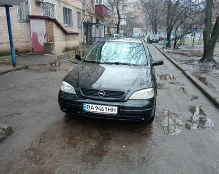 Чорний Опель Астра, об'ємом двигуна 2 л та пробігом 340 тис. км за 4015 $, фото 1 на Automoto.ua