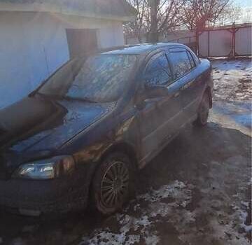 Чорний Опель Астра, об'ємом двигуна 1.4 л та пробігом 230 тис. км за 3100 $, фото 1 на Automoto.ua