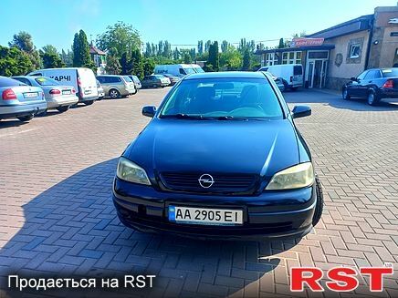 Чорний Опель Астра, об'ємом двигуна 1.4 л та пробігом 307 тис. км за 2300 $, фото 1 на Automoto.ua