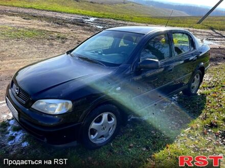 Чорний Опель Астра, об'ємом двигуна 1.4 л та пробігом 200 тис. км за 3350 $, фото 1 на Automoto.ua
